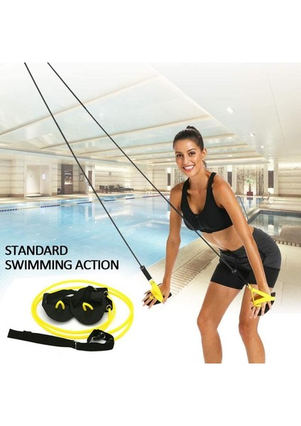 Mavi 40 Pound Tarzı Kol Gücü Antrenörü Yüzme Kürek Yüzgeçleri Profesyonel Serbest Stil Yüzme Kol Antrenörü Elastik Bant Fitness Direnç Bantları (Yurt Dışından) fırsatları