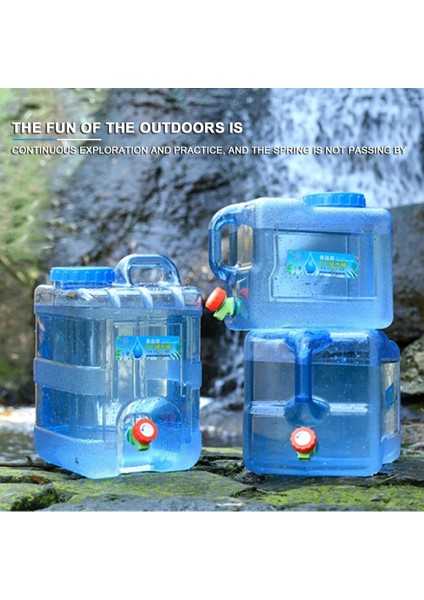 10L Tarzı L Kapasiteli Açık Su Kovası Taşınabilir Sürüş Su Deposu Gıda Sınıfı Pc Su Kabı, Kamp Yürüyüşü Için Musluklu (Yurt Dışından) fırsatları