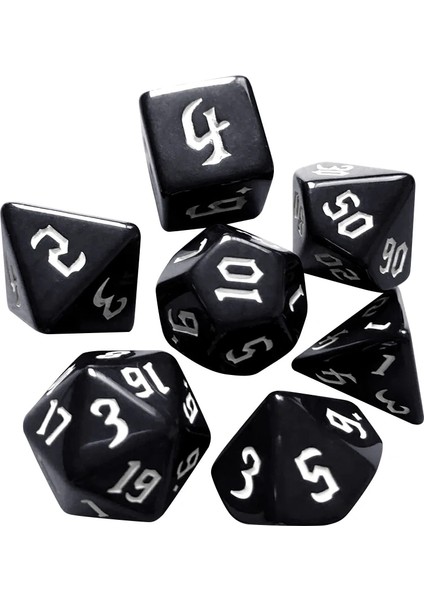 No.4 Tarzı Et Çokyüzlü Zar Seti Çok Yönlü Dijital D4 D6 D8 D10 D12 D20 Dnd Rpg Masa Oyunları Için Renk Değiştiren Çokyüzlü Zarlar (Yurt Dışından) fiyatları