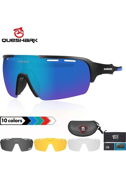 Siyah Kırmızı-4 Tarzı Queshark Kadın Erkek Polarize Bisiklet Güneş Gözlüğü Spor Mtb Bisiklet Gözlük Sürme Yol Uv Ayna Bisiklet Gözlük Gözlük QE43 (Yurt Dışından) fiyatları