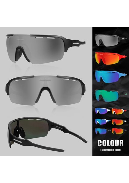 Siyah Kırmızı-4 Tarzı Queshark Kadın Erkek Polarize Bisiklet Güneş Gözlüğü Spor Mtb Bisiklet Gözlük Sürme Yol Uv Ayna Bisiklet Gözlük Gözlük QE43 (Yurt Dışından) indirimleri
