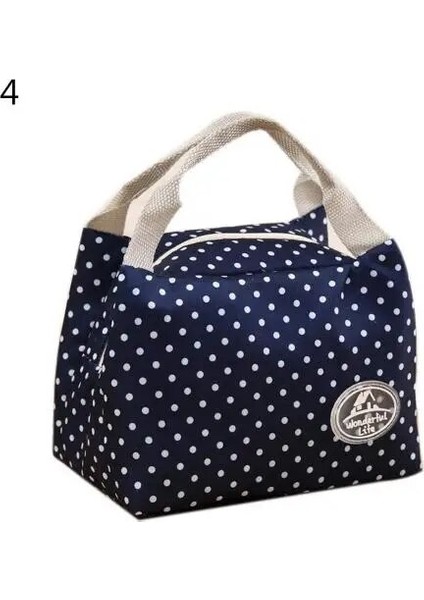 No.4 Tarzı Taşınabilir Isı Yalıtımlı Açık Öğle Yemeği Çantası Kutusu Saklama Çantası Çanta Kamp Soğutucu Yalıtımlı Öğle Yemeği Kutusu (Yurt Dışından)