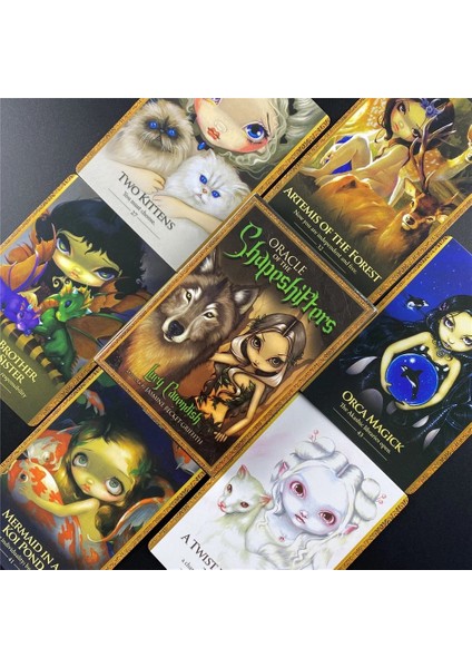 TS69 Stili Pratik Cadı Büyüsü Oracle Tarot Kartları Destesi Ingilizce Tarot Masa Oyunları Kehanet Kader Ev Aile Eğlence Oyunları (Yurt Dışından)