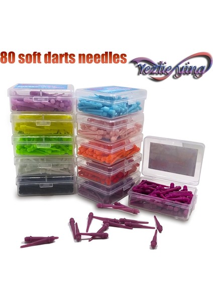 No.3 Tarzı Et Evrensel 2ba Elektronik Dart Uçları Hassas Aşınmaya Dayanıklı Dayanıklı Dart Kutulu Plastik Uç Değiştirme Seti (Yurt Dışından)