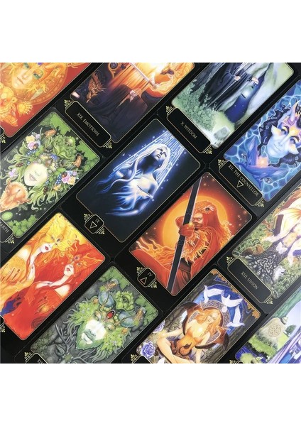 78 Adet TT62 Tarzı Gaia Tarot Kartlarının Düşleri Güverte Masa Oyunu Aile Iskambil Kartları Stoklarda Hediye (Yurt Dışından) indirimleri