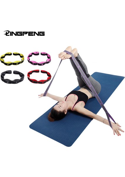 Kırmızı Stil Profesyonel Jimnastik Fitness Direnç Bandı Yoga Ralli Bandı Kemer Elastik Germe Bel Bacak Kol Eğitim Bandı (Yurt Dışından) fırsatları