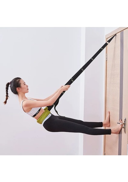 Mavi Stil Kapı Esnekliği Germe Bacak Kayışı Bale Tezahürat Dans Jimnastik Eğitmeni Yoga Aksesuarları Yoga Kemeri (Yurt Dışından) modelleri