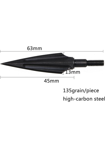 Kırmızı Stil 6 Adet Yüksek Karbonlu Çelik Ok Uçları Broadheads Ipuçları Bileşik Yay Için Ok Noktaları Artar Yayı Çekim Için Olimpik Yay (Yurt Dışından) modelleri