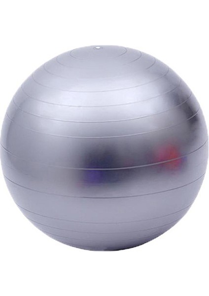 Gri Tarzı Spor Yoga Topları Pilates Fitness Topu Spor Salonu Denge Egzersizi Pilates Egzersizi Evde Eğitim Masaj Topu 45CM (Yurt Dışından)