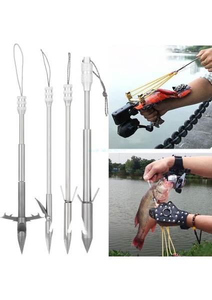 F Tipi Stili M Paslanmaz Çelik Yay Balıkçılık Sapanı Mancınık Dart Broadheads Ok Uçları Avcılık Çekim Ipuçları Balıkçılık Aracı (Yurt Dışından)