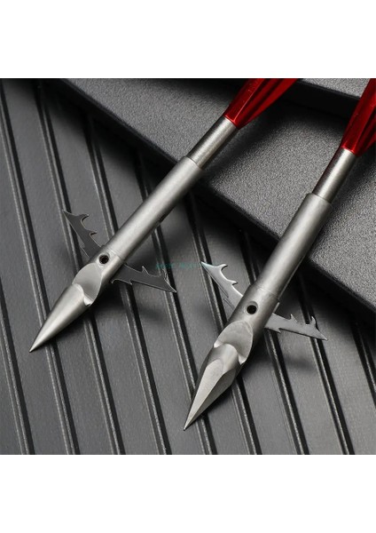 F Tipi Stili M Paslanmaz Çelik Yay Balıkçılık Sapanı Mancınık Dart Broadheads Ok Uçları Avcılık Çekim Ipuçları Balıkçılık Aracı (Yurt Dışından)
