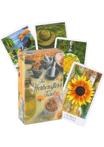 No.7 Tarzı Sıcak Satış Yüksek Çözünürlüklü Tarot Kartı Fabrika Yapımı Yüksek Li Tam Ingiliz Parti Kehanet Oyunu -Herbcrafters Tarot (Yurt Dışından) modelleri