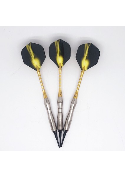 No.7 Tarzı 3 Adet Profesyonel Dart Seti 18G Yeşil Yumuşak Uçlu Dart Alüminyum Alaşımlı Dart Atma Oyunu (Yurt Dışından)