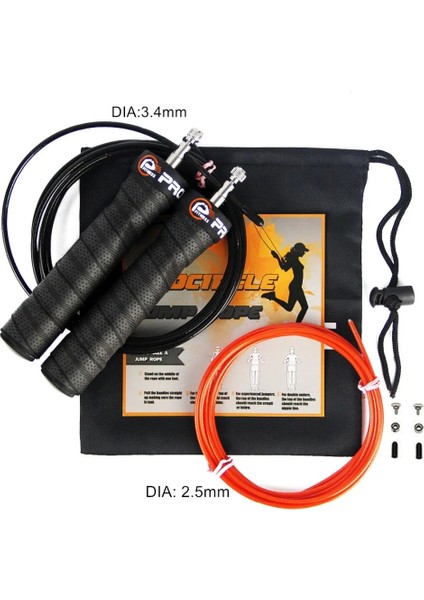 Sarı Stil Procircle Hız Atlama Ipi Ter Bandı Kolları Bilyalı Rulmanlarla Ayarlanabilir Çift Kişilik Egzersiz Atlama Fitness Eğitimi (Yurt Dışından) fırsatları