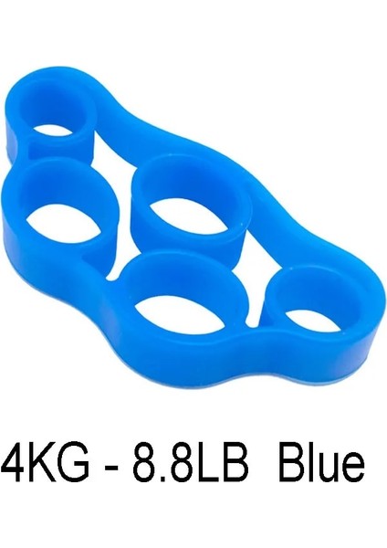 8.8lb Mavi Stil 6. El Tutucu Parmak Genişletici Silikon Parmak Egzersiz Aleti El Kavrama Bilek Gücü Eğitmen Direnç Bantları Fitness (Yurt Dışından)