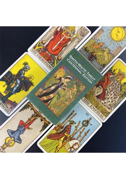 TT64 Stili Rehber Kitaplı Okyanus Tarot Kartları Oyun Kartları Minyatürler Kader Kehanet Oracle Kartları Büyücülük Malzemeleri (Yurt Dışından)