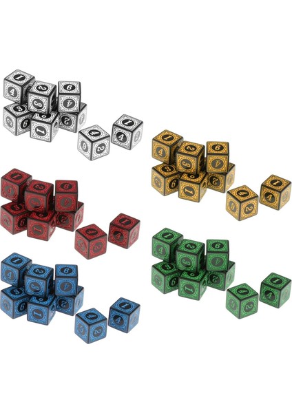 Sarı Stil Masa Tahtası Rol Yapma Oyunu Için 10XÇOK Taraflı Akrilik Zar (Yurt Dışından) fiyatları