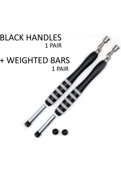 Siyah Kollar X2 Stili Kendiniz Yapılandırın Ağır Tpu Çelik Mma Crossfit Yüksek Son Atlama Ipi Atlama Ipi Egzersiz Fitness Aleti (Yurt Dışından)