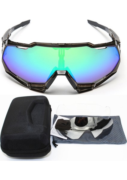 No.6 Tarzı Temel Spor Bisiklet Güneş Gözlüğü Gafas Ciclismo Bisiklet Gözlükleri Mtb Gözlük 3 Lens Peter Uveed (Yurt Dışından) fiyatları