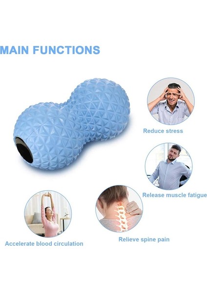 Mavi Stil Yoga Ekipmanları Kadınlar Yoga Köpük Blok Rulo Fıstık Topu Seti Blok Fıstık Masajı Rulo Top Terapisi Relax Egzersiz Fitness (Yurt Dışından) modelleri