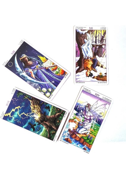 No.18 Tarzı Tarot Kartları Yılın Çarkı Ingilizce Kaderi Okuyun Kart Oyunu Masa Oyunu Kişisel Kullanım Için Tarot Destesi (Yurt Dışından) indirimleri