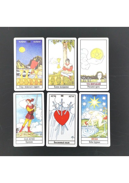 Ateş Tarzı Rus Binici Bekle Tarot Kartları ve Kılavuz Kitap Güverte Partisi Oyun Oynamak Kader Kehanet Kartları Oyun Tahtası Oyunu (Yurt Dışından) fırsatları