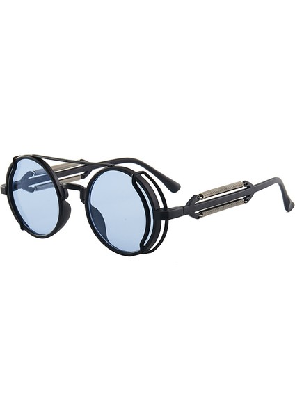 No.1 Tarzı Vintage Punk Tarzı Güneş Gözlüğü Erkekler Retro Yuvarlak Alaşım Çerçeve Kadın Güneş Gözlüğü Renkli Hip-Hop Gözlük Moda Bisiklet Güneş Gözlüğü (Yurt Dışından) fiyatları