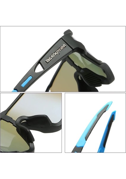 JFU4S Stili Acexpnm Polarize Dağ Bisikleti Bisiklet Gözlükleri Doğa Sporları Bisiklet Gözlükleri Uv Lens Bisiklet Gözlükleri Erkek Kadın Güneş Gözlüğü (Yurt Dışından)
