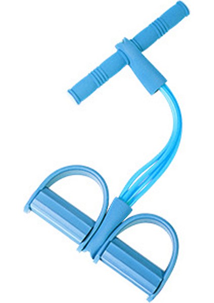 Mavi Stil Fitness Direnç Bantları Oturup Çekme Halatı 4 Tüp Pedallı Egzersiz Kapalı Spor Salonu Spor Eğitimi Elastik Bantlar Fitness Ekipmanları (Yurt Dışından)