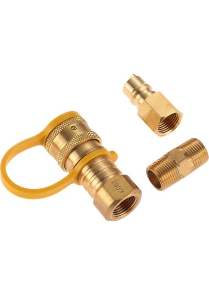 1kit Inç Doğal Gaz Hızlı Bağlantı Pirinç 1lp Propan Adaptör Bağlantı Parçaları Hortum Boru Dişi Ayırma Tankı Izgara Aksesuarları (Yurt Dışından) fiyatları