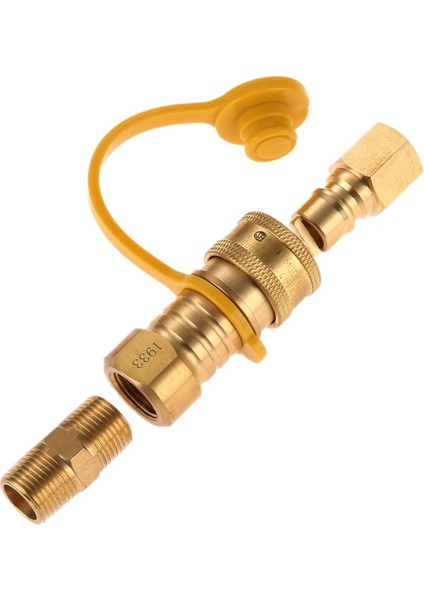 1kit Inç Doğal Gaz Hızlı Bağlantı Pirinç 1lp Propan Adaptör Bağlantı Parçaları Hortum Boru Dişi Ayırma Tankı Izgara Aksesuarları (Yurt Dışından) modelleri