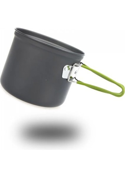 Et Dış Mekan Katlanır Yürüyüş Kamp Sırt Çantasıyla Seyahat Pişirme Yapışmaz Alüminyum Tencere Seti Tencere Kase (Yurt Dışından) modelleri