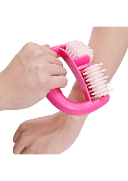 Mor Tarzı 1pc Fat Control Roller Massager Cellulite Leg Abdomen Neck Buttocks Fast Anti Cellulite Face Lift Tools Roller Fitness Balls (Yurt Dışından)