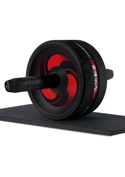 Siyah Stil Rulo ve Atlama Ipi Gürültü Yok Karın Tekerlek Ab Rulo Mat ile Egzersiz Fitness Ekipmanları Aksesuarları Vücut Geliştirme (Yurt Dışından)