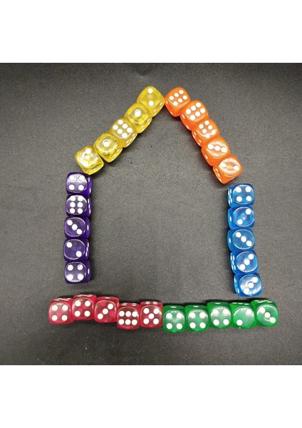 Mavi 3 Adet Tarzı Yüksek Li Ulti Renkli Altı Taraflı Nokta D6 Oyun Oynama Zar Seti Bar Pub Kulübü Parti Masa Oyunu Için Opak Zar (Yurt Dışından) indirimleri