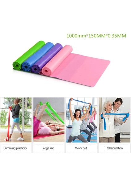 Yeşil Stil Incelik Elastik Direnç Bantları Genişletici Streç Egzersiz Lastik Bant Fitness Ekipmanları Çekme Halatı Kuvvet Eğitimi Spor Salonu Yoga (Yurt Dışından) fırsatları