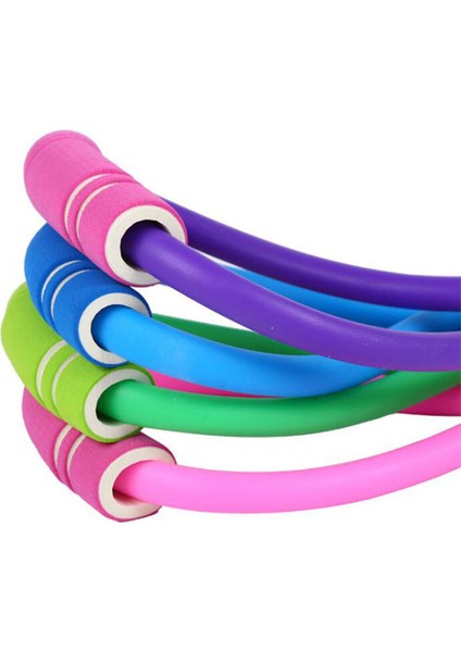 Pembe Tarzı Yoga Pilates Halat Çekme Elastik Kauçuk Döngü Tüp Bandı Fitness Gergi Kemeri Göğüs Genişletici Spor Salonu Egzersiz Eğitimi Ekipmanları (Yurt Dışından) fırsatları