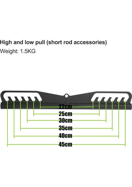 5 Siyah Stili Yazın Fitness Lat Pull Down Bar Home Gym Kasnak Sapları Döner V-Bar Kasnak Kablo Makinesi T Gidon Kasnağı Kablo Makinesi Eki (Yurt Dışından)
