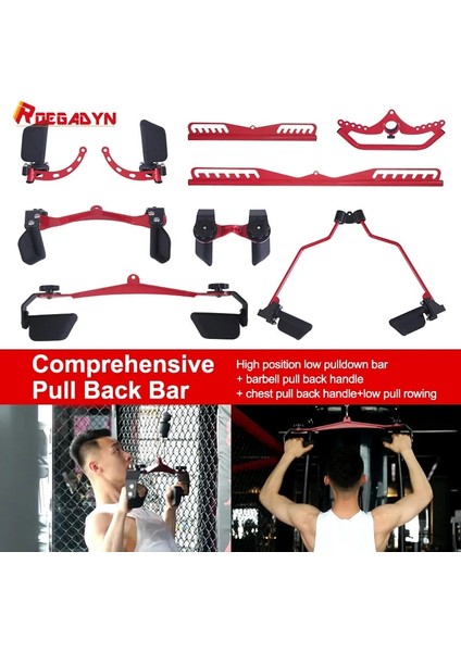 5 Siyah Stili Yazın Fitness Lat Pull Down Bar Home Gym Kasnak Sapları Döner V-Bar Kasnak Kablo Makinesi T Gidon Kasnağı Kablo Makinesi Eki (Yurt Dışından)