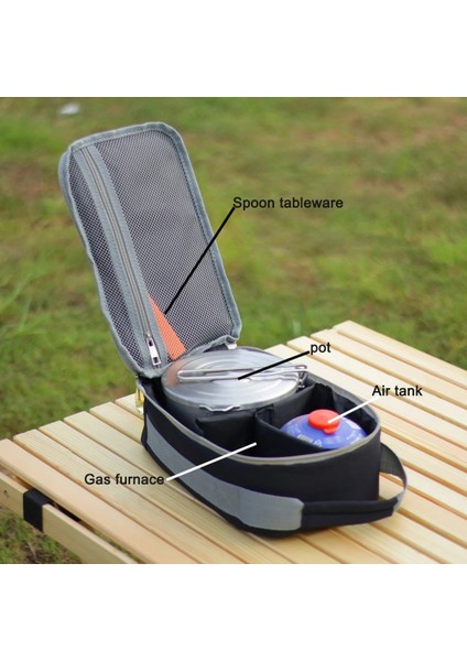 Açık Kamp Sofra Saklama Çantası Kamp Oxford Totes Bıçak Çatal Kaşık Saklama Çantası Kamp Malzemeleri (Yurt Dışından) fırsatları