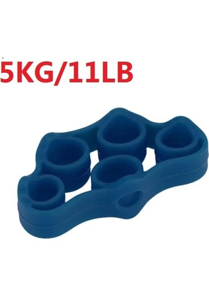 Lacivert Tarzı El Tutucu Silikon Parmak Tutucu Mukavemet Eğitmeni El Direnci Bandı Parmak Sedyesi Egzersiz Bilek Eğitimi Fitness Aleti (Yurt Dışından)