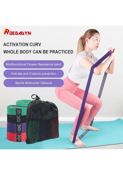 Yeşil Stil Roegadyn Home Gym Fitness Direnç Bantları Uzun Yoga Vücut Geliştirme Direnç Bantları Fitness Eğitimi Elastik Bant Egzersiz Gy (Yurt Dışından) fiyatları