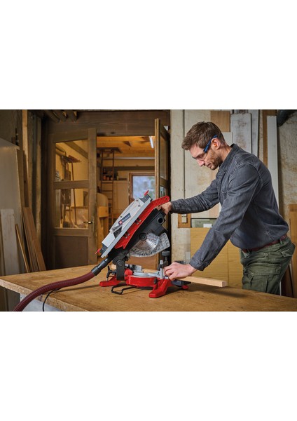 Tablalı Gönye Testere TE-MS 216 T (1500 W, max. 55 mm x 120 mm kesme derinliği/genişliği, Ø 216 mm testere bıçağı, lazer, masa testere fonksiyonu) - 4300335 fiyatları