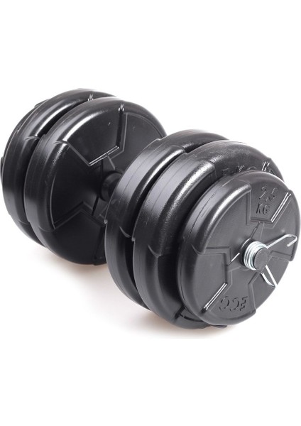 Spor 25 kg (1x 25 Kg) Dambıl Seti ve Ağırlık Seti Vücut Geliştirme Aleti