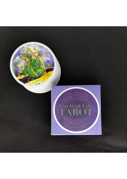 78 Adet TX125 Tarzı Yeni Stil Yaşam Çemberi Tarot Kartları Pdf Rehberlik Güverte Kehanet Eğlence Parti Masa Oyunu (Yurt Dışından) modelleri