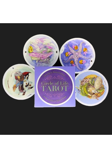 78 Adet TX207 Tarzı Yeni Stil Yaşam Çemberi Tarot Kartları Pdf Rehberlik Güverte Kehanet Eğlence Parti Masa Oyunu (Yurt Dışından) fiyatları