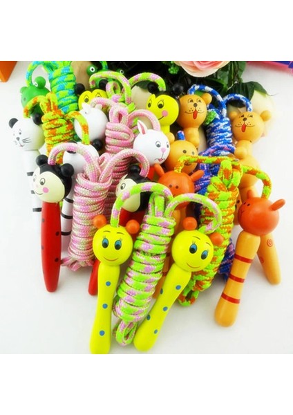 D Stili Çocuklar Atlama Ipleri Ahşap Saplı Spor Vücut Geliştirme Fitness Güzel Karikatür Ip Atlama Ipleri Egzersiz Salonu Fitness Ekipmanları (Yurt Dışından) fiyatları