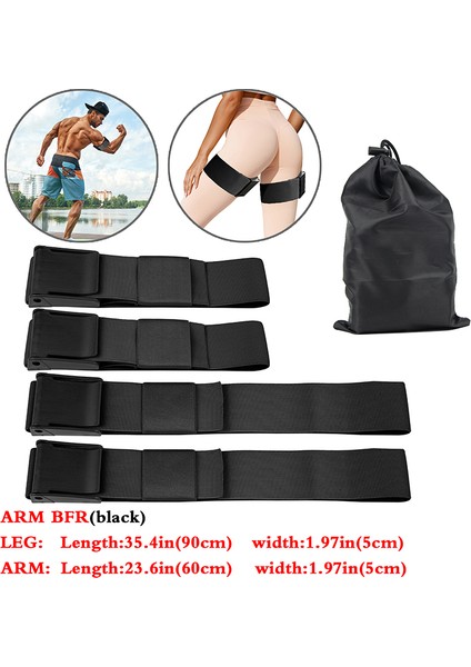 Siyah 5 Adet Tarzı Bfr Oklüzyon Sargıları Pro Direnç Bantları Bfr Bantları Kol Bacak Blaster Elastik Egzersiz Kan Akışını Kısıtlama Eğitimi Gym Fitness (Yurt Dışından)