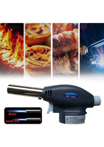 1 Adet Tarzı Gaz Alev Tabancası Kaynak Makinesi Pişirme Kaynak Bütan Gaz Elektronik Ateşleme Düğme Ayarı Alev Dış Me Malzemeleri (Yurt Dışından) fiyatları