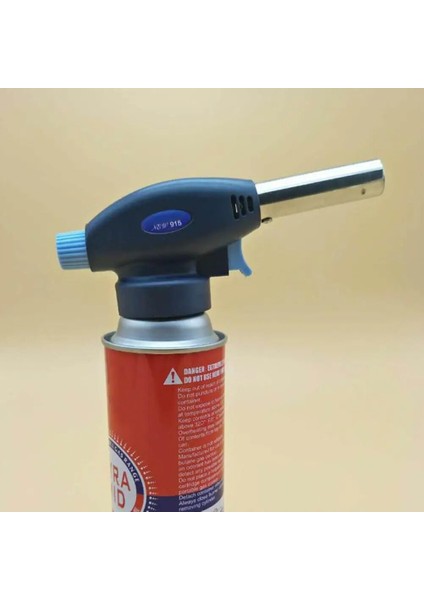 1 Adet Tarzı Gaz Alev Tabancası Kaynak Makinesi Pişirme Kaynak Bütan Gaz Elektronik Ateşleme Düğme Ayarı Alev Dış Me Malzemeleri (Yurt Dışından) fırsatları